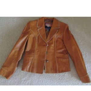 Cripple creek leather vintage jacket M
